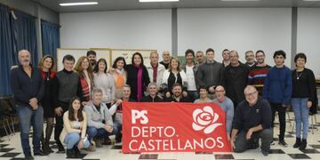 Mónica Fein encabezó una reunión del Socialismo en el departamento Castellanos