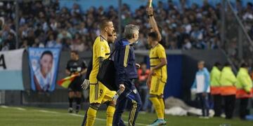 Darío Benedetto y Nicolás Valentini salieron lesionados a pocos días de la final de la Copa Libertadores.