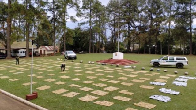 El Alcázar: secuestran millonario contrabando de marihuana.