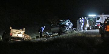 Dos de los vehículos implicados en el siniestro