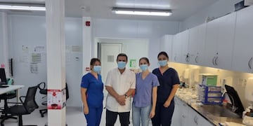 Medina Ruiz recorre los nosocomios de la provincia evaluando su funcionamiento.
