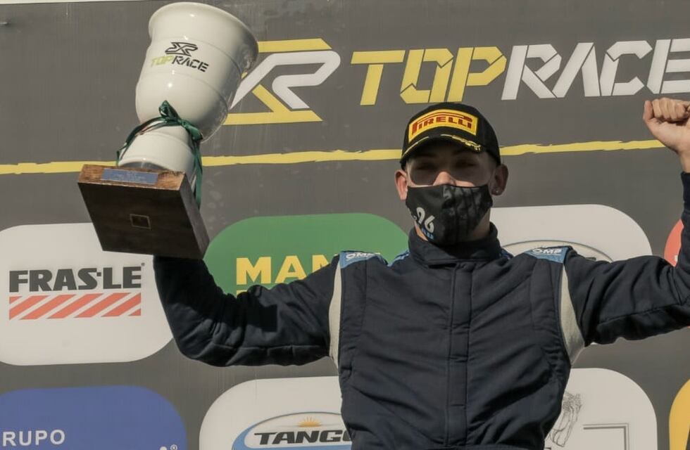 Top Race Series: Nicolás Palau ganó de punta a punta y se lo dedicó a su abuelo