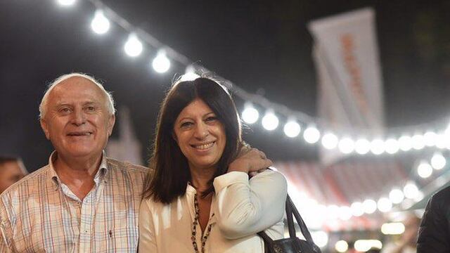 Clara García junto a Miguel Lifschitz (@@ClaraGarcia_SF).