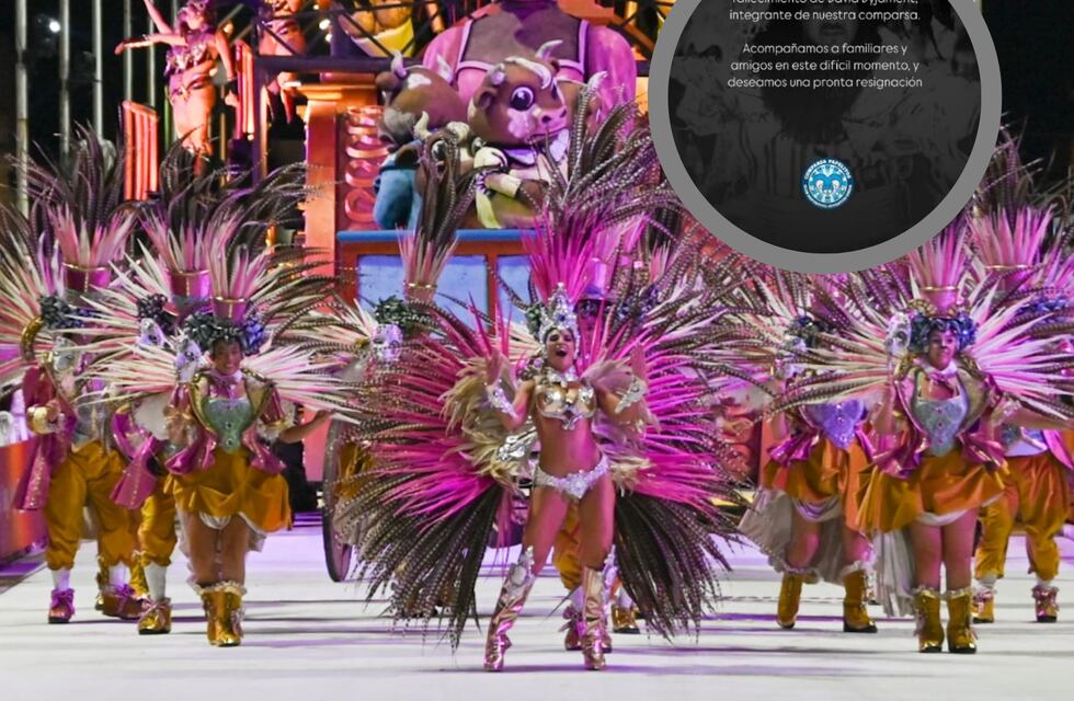 Tragedia en el Carnaval de Gualeguaychú: muere un bailarín de la Comparsa Papelitos