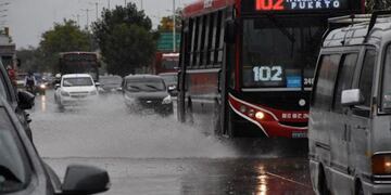 Las precipitaciones empezaron desde las 4 de madrugada de este martes y continuaban pasadas las 14.