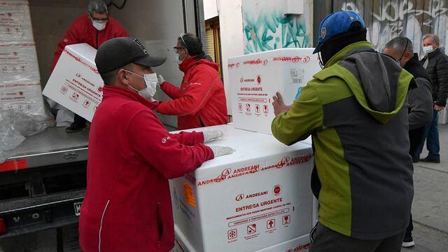 Comienza la distribución de vacunas Sputnik V. Mendoza recibirá 22.500 dosis.