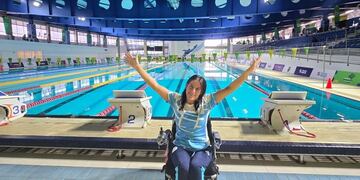 Elizabeth Noriega Medalla de Oro Circuito Paralímpico Loterías Caixa en San Pablo Brasil