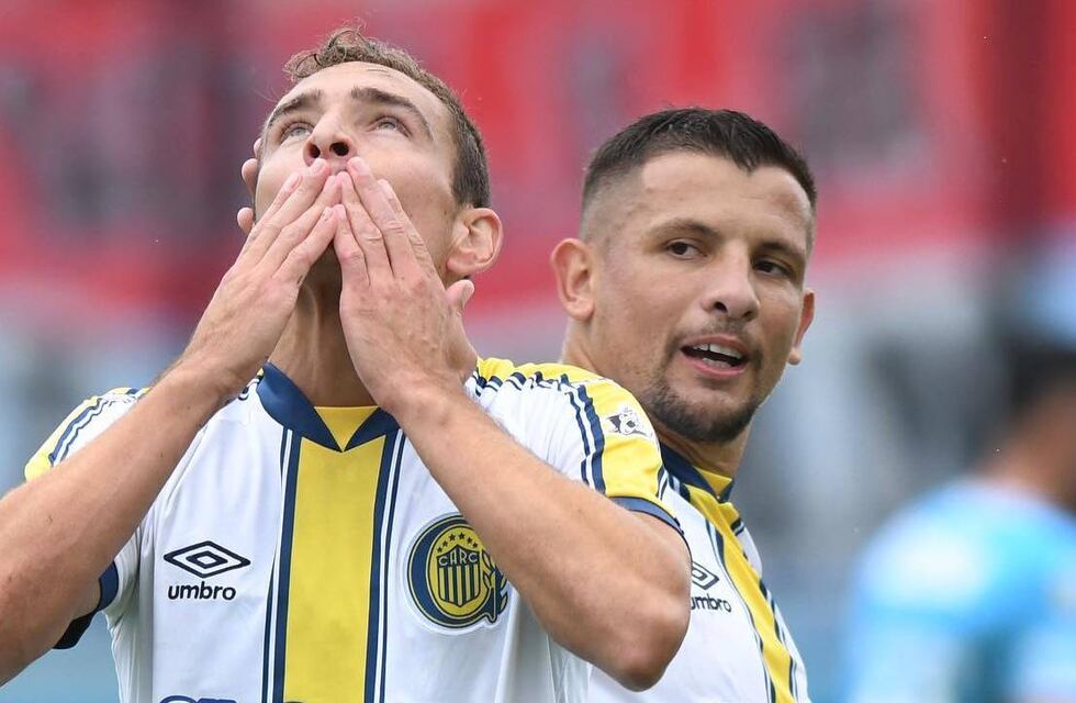 Alegría en Rosario Central: Emiliano Vecchio celebró el récord de Marco Ruben