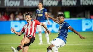 El "Bicho" coronó una buena jugada colectiva para igualar el marcador.