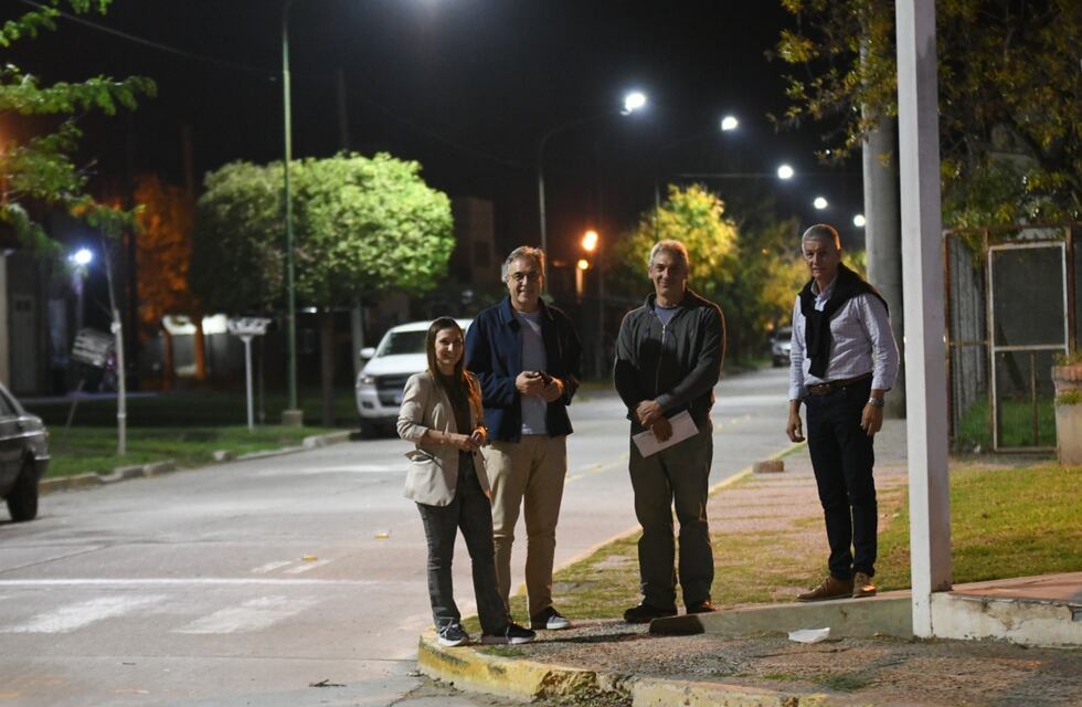 El barrio 17 de octubre sumó iluminación LED