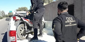 Recuperaron una moto que había sido robada en San Luis.