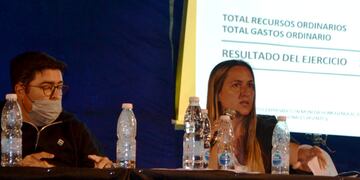 Así fue la asunción de la nueva presidente de Santamarina de Tandil.