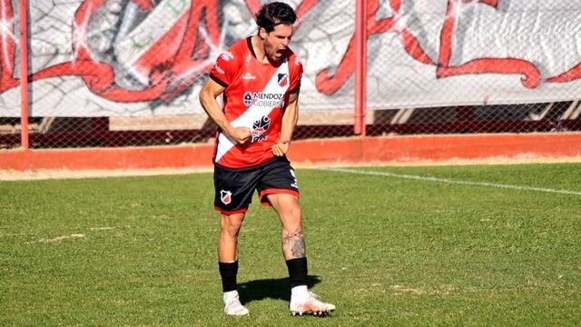 Facundo Castelli fue el autor del segundo gol de Deportivo Maipú, que derrotó a Agropecuario 2-0.