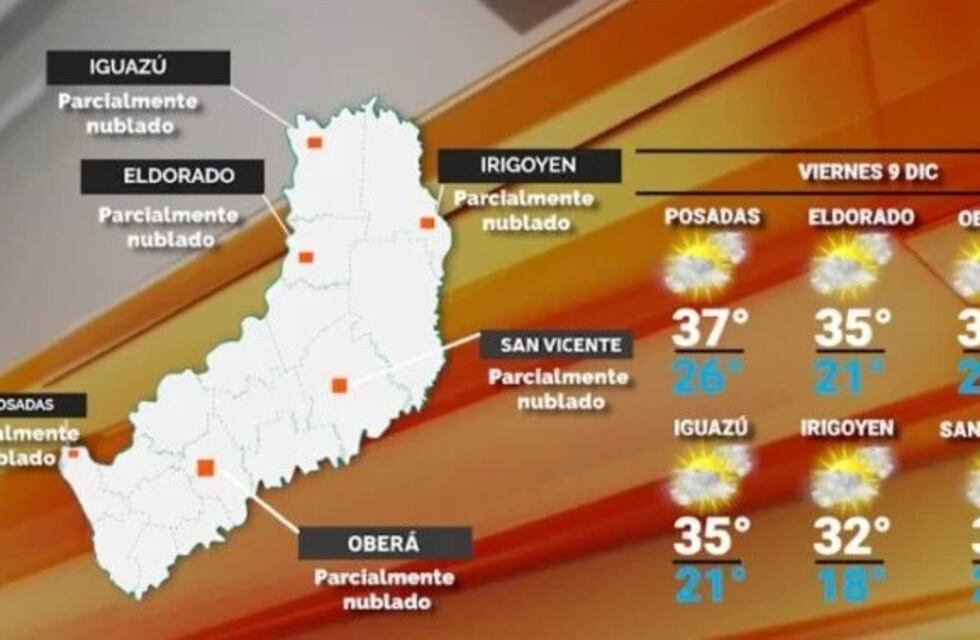 Continúa el calor en Misiones: se espera otra jornada con elevadas temperaturas