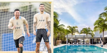 El lujoso hotel en el que está la Selección Argentina.