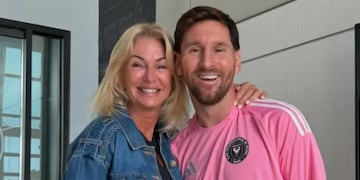 Messi y Yanina Latorre.