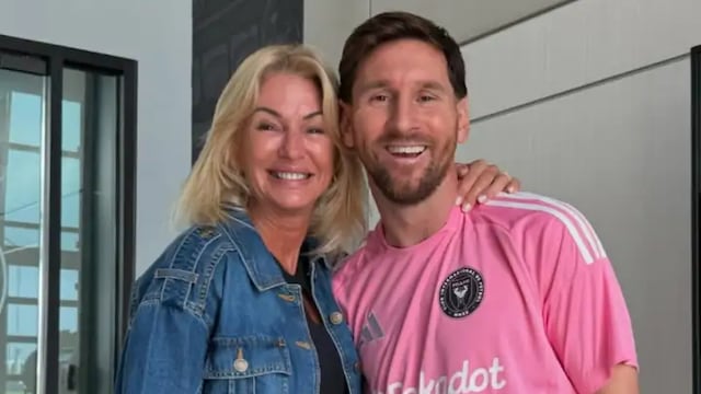 Messi y Yanina Latorre.