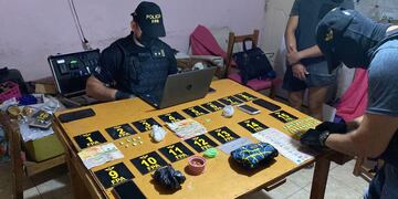 Un importante despliegue de diferentes autoridades policiales.