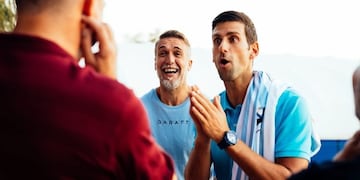 Las estrellas deportivas se mostraron juntas con buena onda en la capital europea.