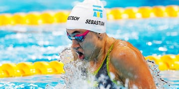 La santafesina ya había competido en la misma especialidad en 100 metros, aunque tampoco pudo avanzar a semifinales.