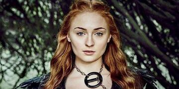 Sophie Turner como "Sansa Stark".