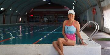 Anila Rindlisbacher, la correntina que sufrió una enfermedad respiratoria y logró refugiarse en la natación.