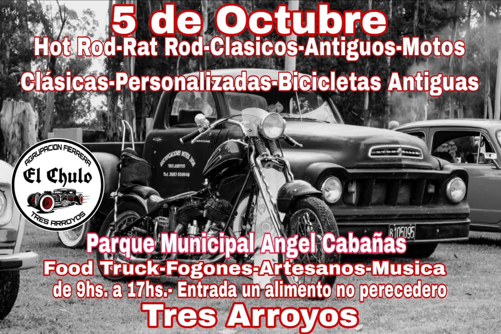cuarta convocatoria de autos antiguos en el Parque Cabañas