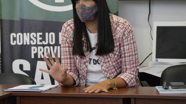 Olga Reinoso, secretaria general ATE Santa Cruz.