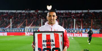 El "Palomo" Fernando Alarcón, referente de Instituto, con historia en Alta Córdoba (Prensa Instituto).