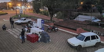 Desarticularon un aguantadero en Bernardo de Irigoyen.