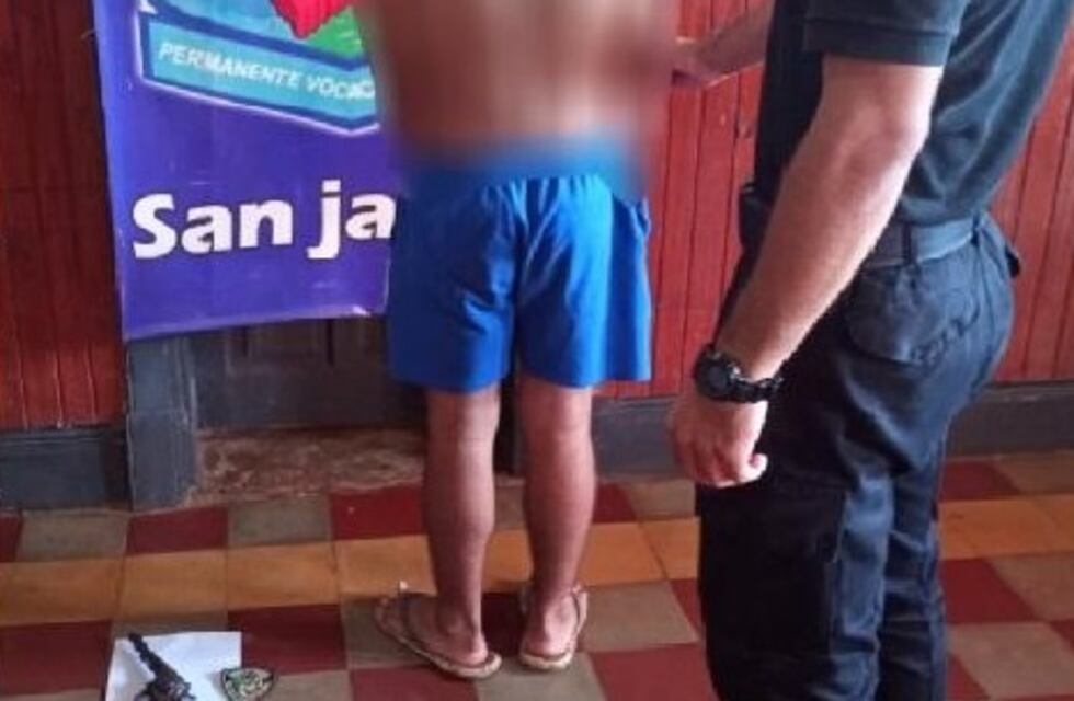 Amenazó a una mujer con un revólver en San Javier