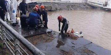 Macabro hallazgo en Puerto Madero