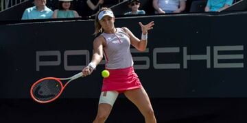 La lluvia impidió el debut de Podoroska en Wimbledon (@badhomburgopen).