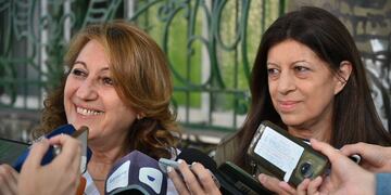 Mónica Fein y Clara García. (@MonicaFein)