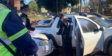 Despiste en Oberá dejó como saldo a una conductora herida.