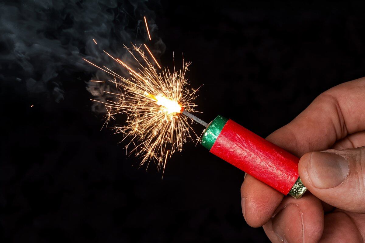 Pirotecnia cero. Foto ilustrativa. Web.