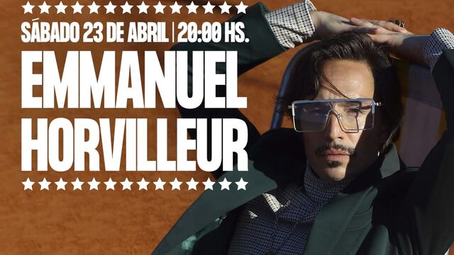 Será en Vorterix Club el sábado 23 de abril a las 20hs.