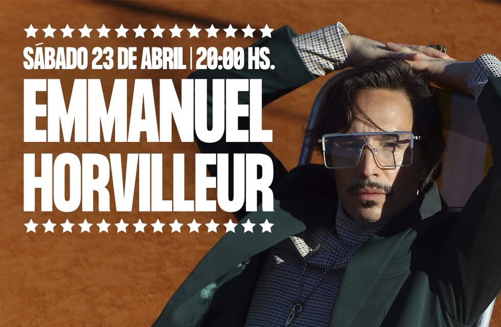 Emmanuel Horvilleur se presentará en vivo en Mar del Plata