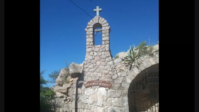 La campana robada en un santuario histórico para Embalse.