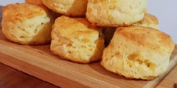 Scones de queso muy fáciles de hacer con solo 1 kilo de harina.