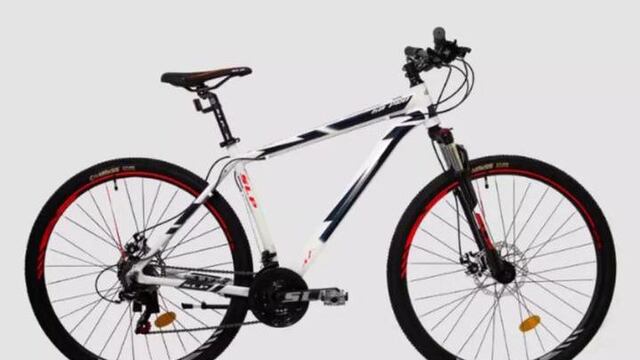 Una réplica de la bicicleta recuperada