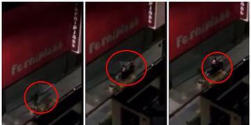 El sujeto forzó la persiana y cuando salió lo agarró la policía. (Video: El Doce)