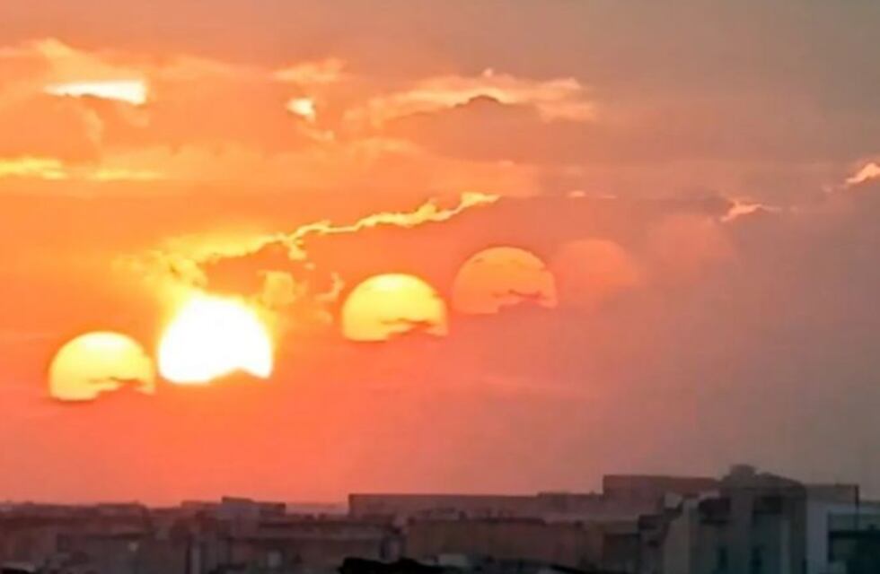 Aparecieron 7 soles en el cielo de China y lo relacionan con el apocalipsis