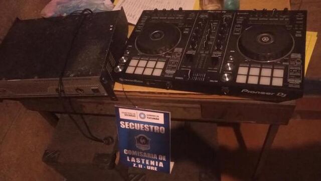 Desactivaron una fiesta clandestina en Lastenia.