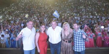En el Hipódromo, Jaldo participó de las celebraciones por el Día de las Iglesias Evangélicas
