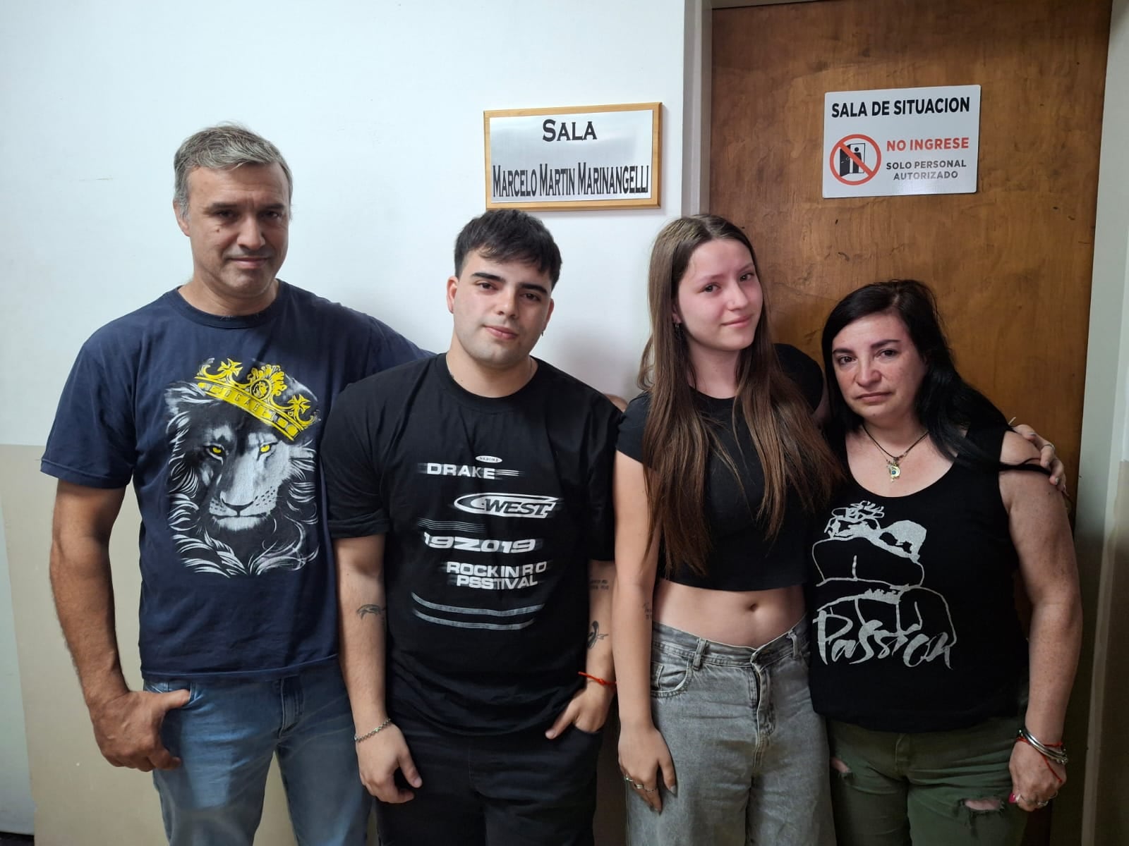 Sentido homenaje al trabajador municipal Marcelo Martín Marinangelli, fallecido en servicio