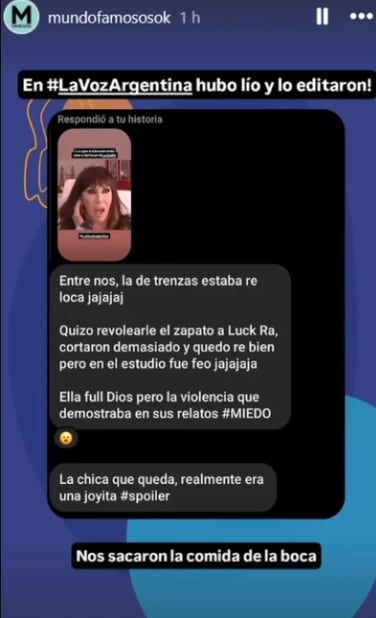 Esto fue lo que no se vio en La Voz Argentina.