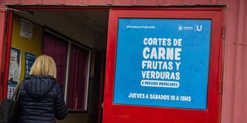 Más de 1200 familias se acercaron a comprar en el Mercado Concentrador.