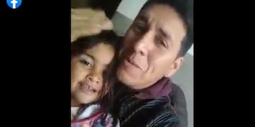 Eric Lucero junto a su hija, Guadalupe Lucero