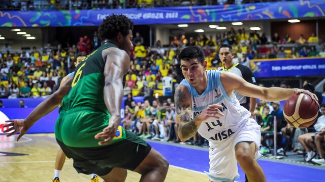 El santiagueño Gabriel Deck es la carta goleadora de Argentina que busca el título en la AmeriCup en el clásico con Brasil. (Fiba)
